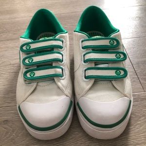 Dunlop Greenflash Velcro Retro Trainers EUR 37